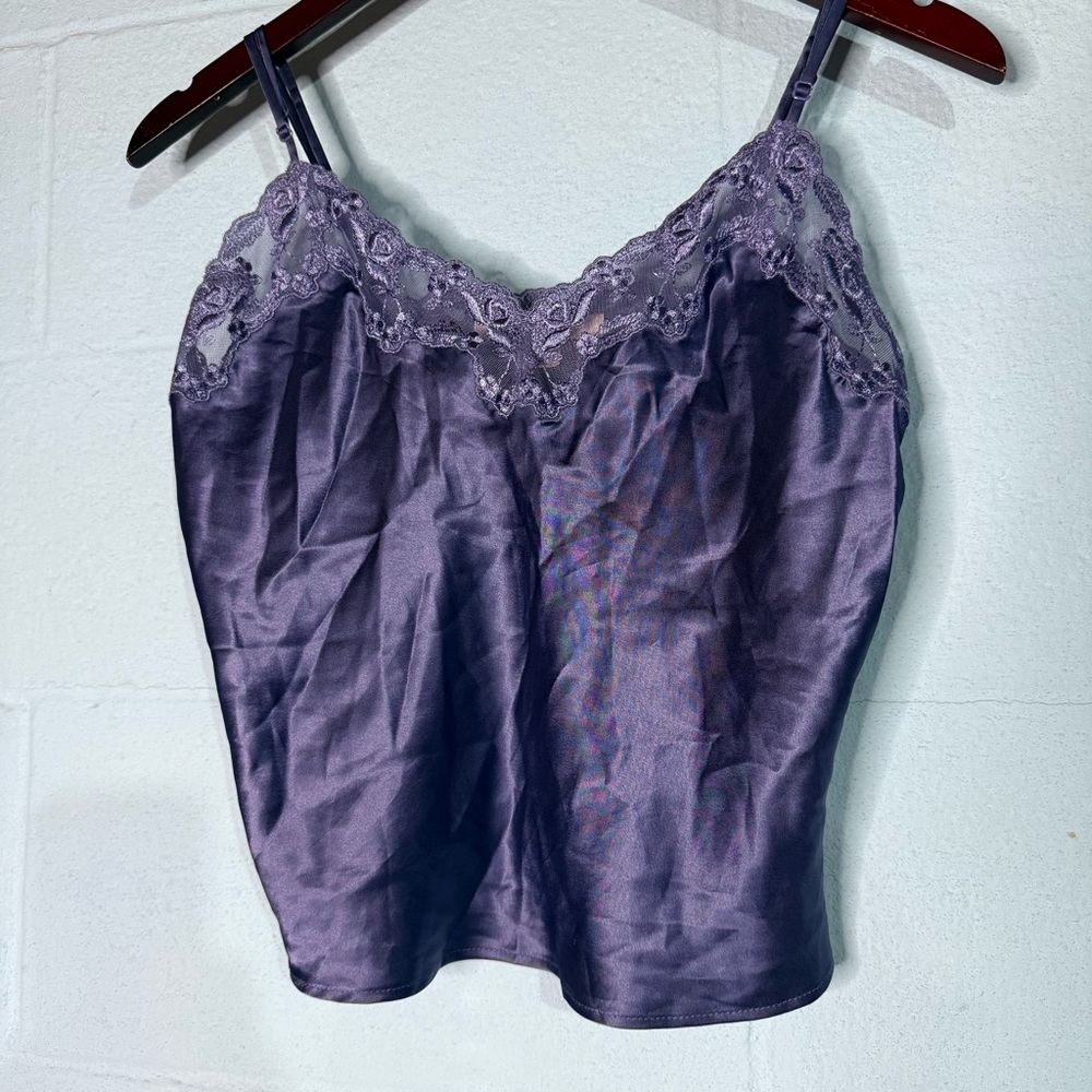 VS Blue Satin Tank